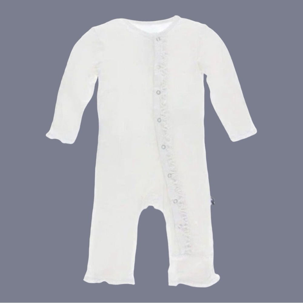 NWT Kickee Ruffle Romper